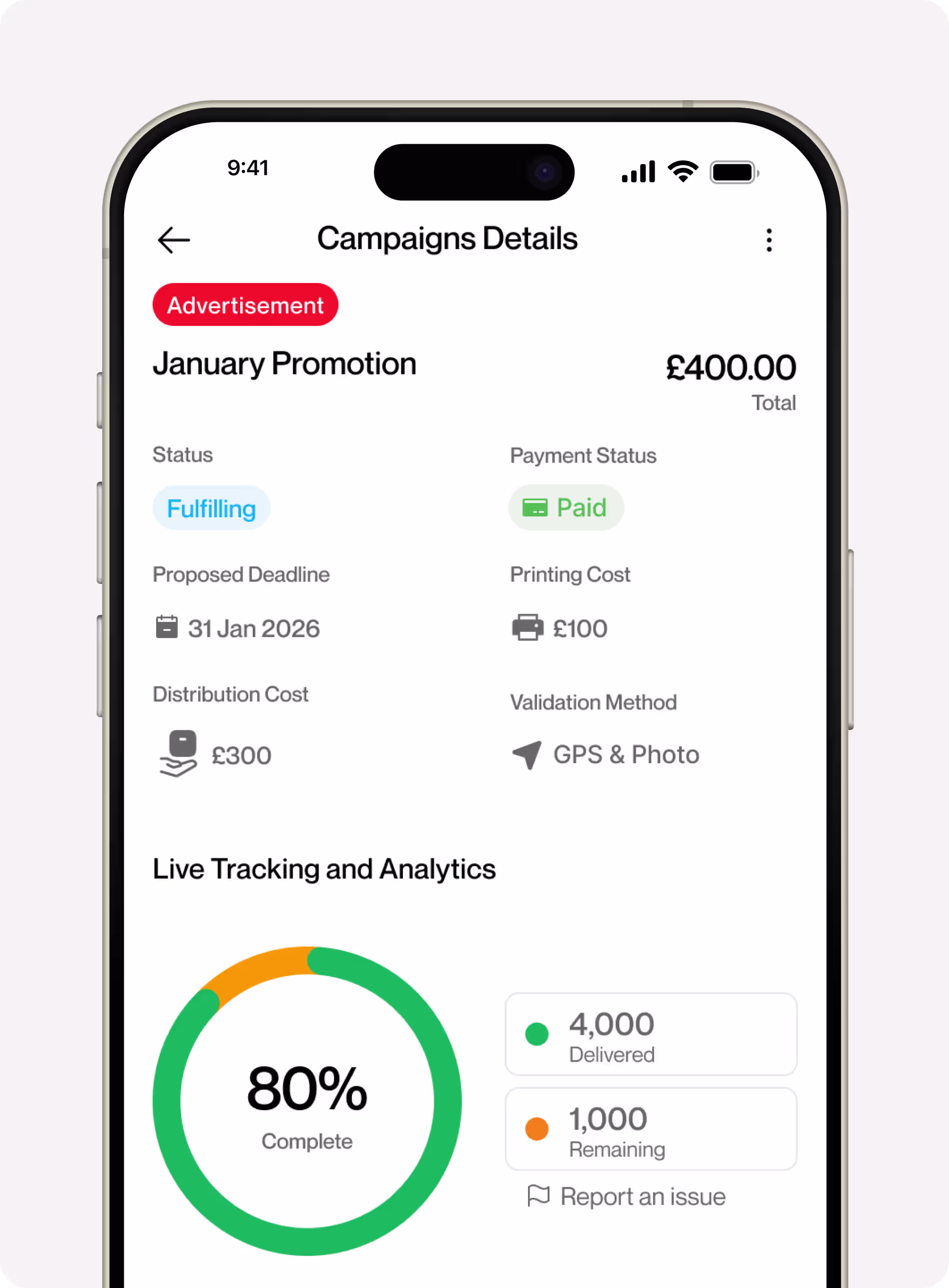 App screenshot